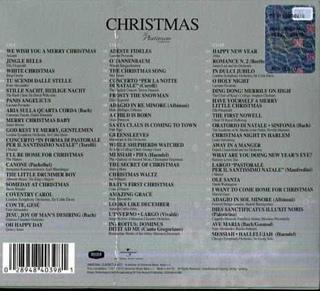 Christmas. The Platinum Collection - CD Audio - 2