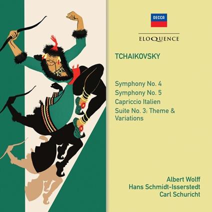 Symphonies Nos. 4 & 5 - CD Audio di Pyotr Ilyich Tchaikovsky,Carl Schuricht,Albert Wolff