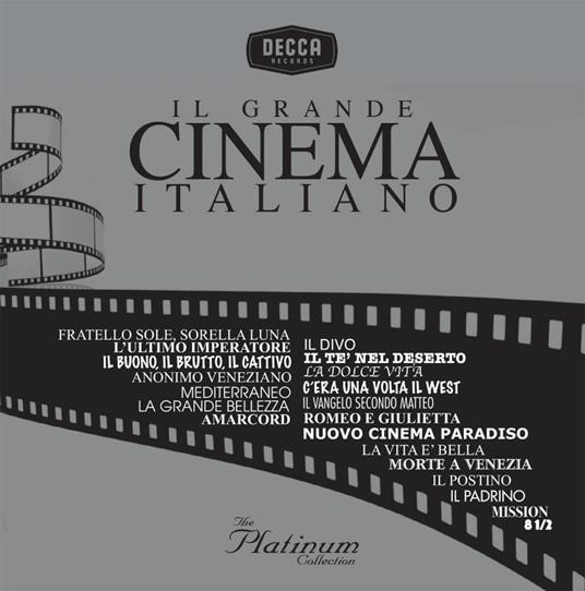 The Platinum Collection. Il grande Cinema italiano (Colonna sonora) - CD Audio