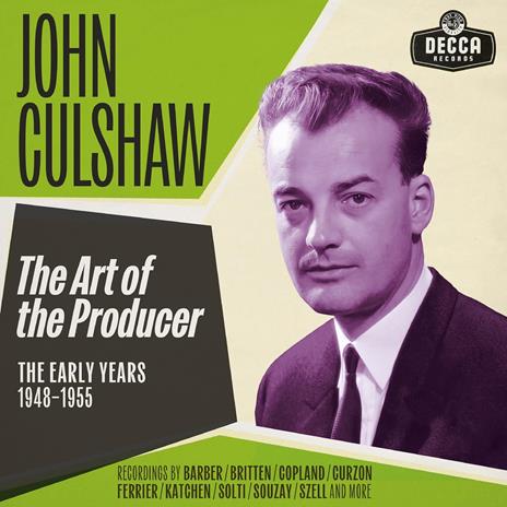 John Culshaw. The Art of the Producer: The Early Years 1948-1955 - CD Audio