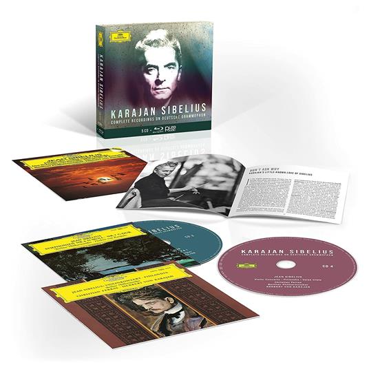 Sinfonie complete - CD Audio + Blu-Ray Audio di Jean Sibelius,Herbert Von Karajan,Berliner Philharmoniker - 2