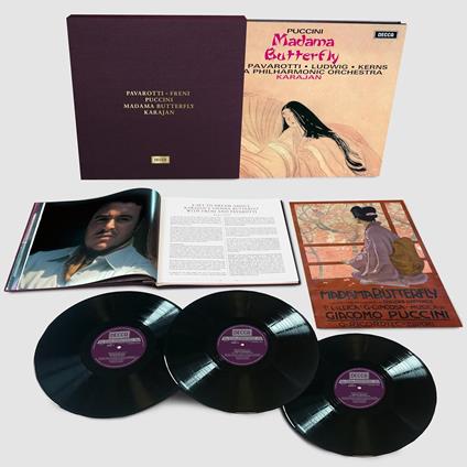 Madama Butterfly - Vinile LP di Luciano Pavarotti,Mirella Freni,Giacomo Puccini,Herbert Von Karajan