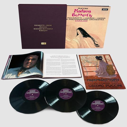 Madama Butterfly - Vinile LP di Luciano Pavarotti,Mirella Freni,Giacomo Puccini,Herbert Von Karajan
