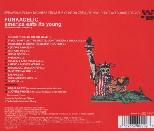 America Eats Its Young - CD Audio di Funkadelic - 2