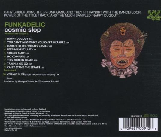 Cosmic Slop - CD Audio di Funkadelic - 2