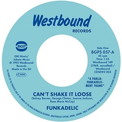 Can't Shake It Loose - I'll Bet You - Vinile 7'' di Funkadelic