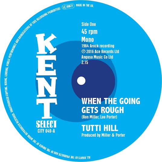 When The Goin Gets Rough-I Keep Comin' Back For More - Vinile LP di Tutti Hill