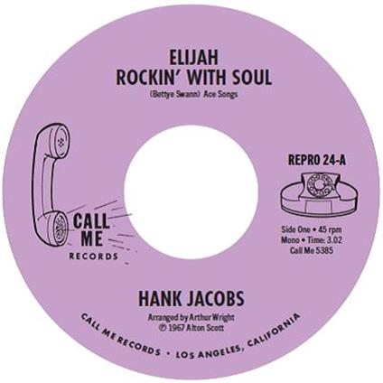 Elijah Rockin' With Soul - East Side - Vinile LP di Hank Jacobs