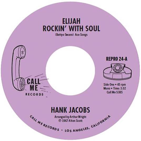 Elijah Rockin' With Soul - East Side - Vinile LP di Hank Jacobs