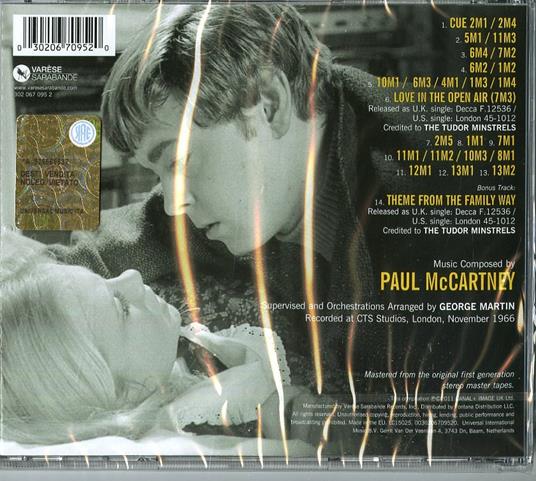 The Family Way (Questo Difficile Amore) (Colonna sonora) - CD Audio di Paul McCartney - 2