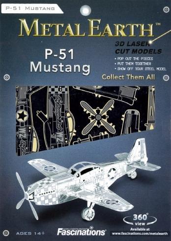 Metal Earth Mustang P-51 Bouwpakket - 2