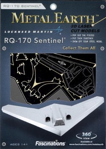 Rq-170 Sentinel Metal Earth 3D Model Kit Mms026