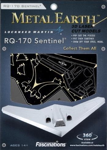 Rq-170 Sentinel Metal Earth 3D Model Kit Mms026 - 2