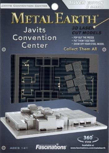 Javits Convention Center New York USA Metal Earth 3D Model Kit MMS073