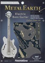 Chitarra Basso Electric Bass Guitar Metal Earth 3D Model Kit MMS075