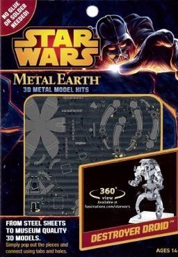 Star Wars Destroyer Droid Metal Earth 3D Model Kit MMS255 - 2