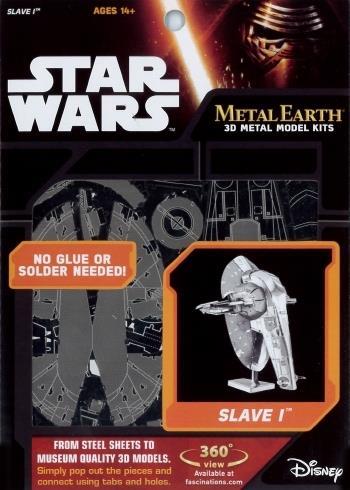 Star Wars Slave 1 Boba Fett Metal Earth 3D Model Kit MMS260
