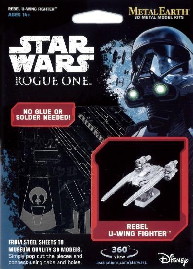 Star Wars Rogue One Rebel U-Wing Fighter Metal Earth 3D Model Kit MMS272