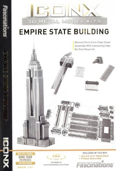 Empire State Building New York USA Metal Earth 3D Model Kit ICX010