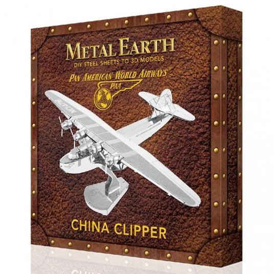 Pan Am China Clipper Box Version Metal Earth 3D Model Kit MMS103B