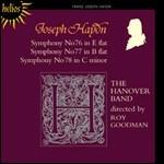 Sinfonie n.76, n.77, n.78 - CD Audio di Franz Joseph Haydn,Hanover Band