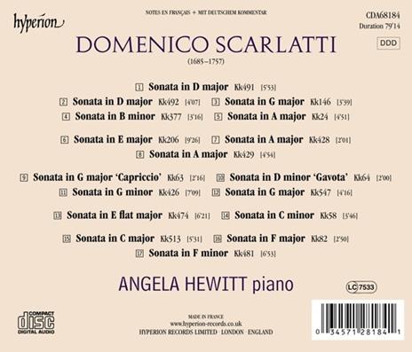 Sonate - CD Audio di Domenico Scarlatti,Angela Hewitt - 2