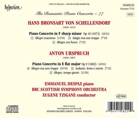 Romantic Piano vol.77 - CD Audio di Anton Urspruch - 2