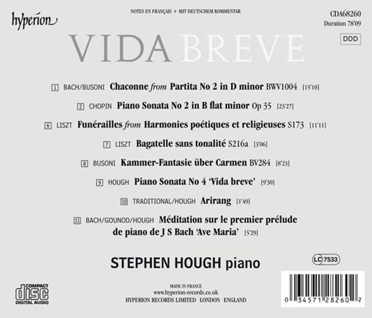 Vida Breve - CD Audio di Stephen Hough - 2