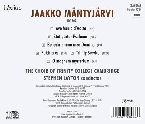 Mantyjarvi. Choral Music - CD Audio di Trinity College Choir Cambridge - 2
