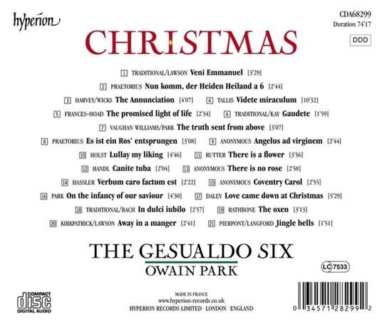 Christmas - CD Audio di Gesualdo Six - 2