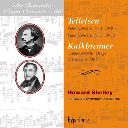 Tellefsen & Kalkbrenner. Piano Concertos - CD Audio di Friedrich Kalkbrenner,Thomas Tellefsen,Howard Shelley