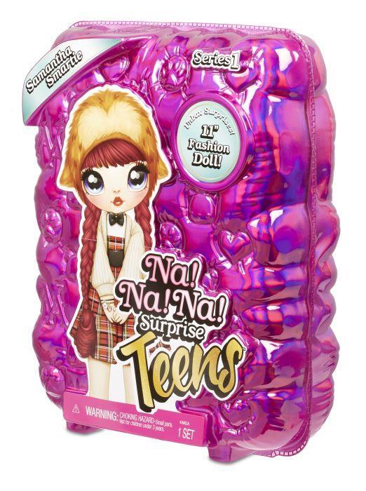 Na! Na! Na! Surprise Teens Doll- Samantha Smartie Alta 28 Cm