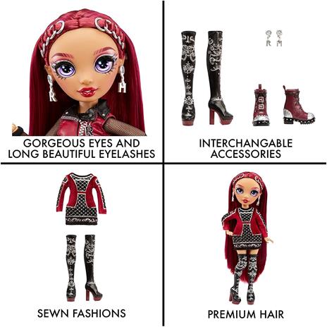 Rainbow High CORE Fashion Doll- Mila Berrymore (Burgundy) - 5