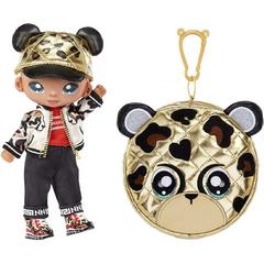 Na Na Na Surprise Glam Serie 2-Gianni Wilde-Bambolotto Ispirato a Un Ghepardo con Capelli biondi e borsellino Metallico con Clip a Forma di Animale-da Collezionare-età: 5+ Anni, Colore, 579298C3