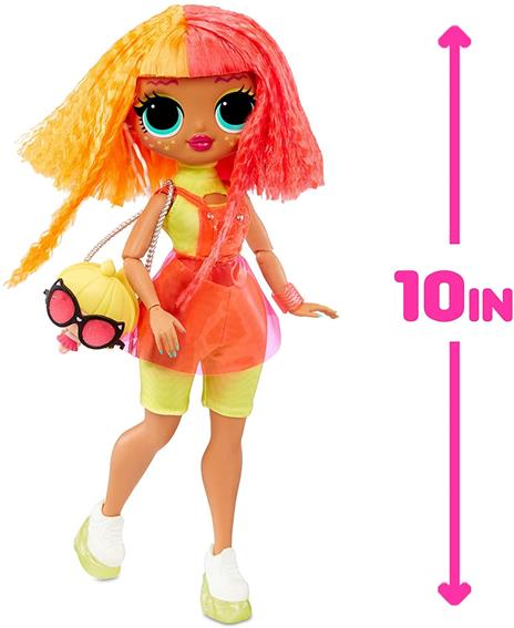 LOL Surprise OMG Core Serie 1 Bambola alla Moda NEONLICIOUS - con Vestiti, Accessori, Scarpe e Altro - Riedizione Limitata da Collezione - per Bambini dai 4 Anni in su - 5