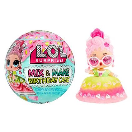 Bambola LOL SURPRISE Mix & Make Birthday Cake Assortito h. 9cm 507390