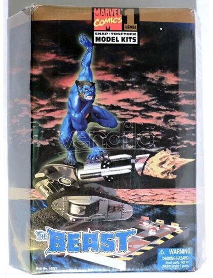 Marvel Comics The Beast snap together Level 1 Model Kit