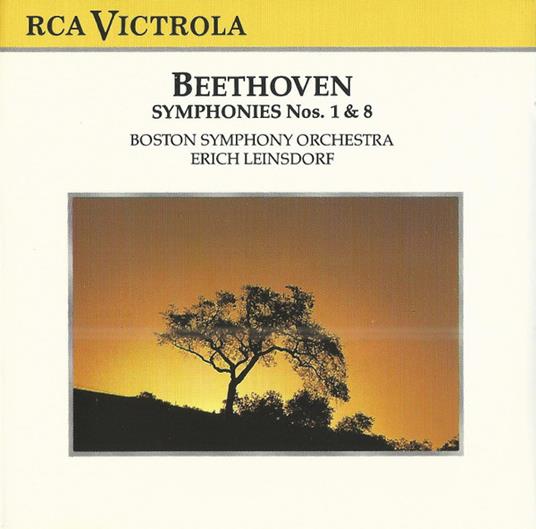 Beethoven.Symph.N.1-N.8 Op.93 - CD Audio di Erich Leinsdorf
