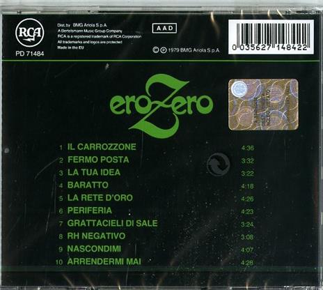Erozero - CD Audio di Renato Zero - 2