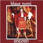 Encore - CD Audio di Klaus Nomi