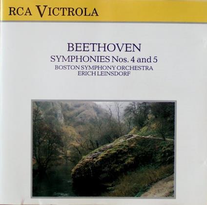 Beethoven Symp.N.4-5 - CD Audio di Erich Leinsdorf