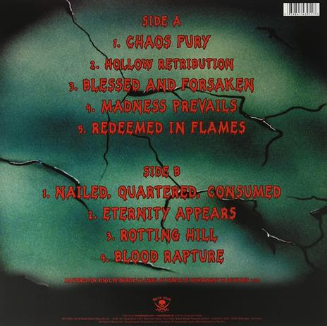 Blood Rapture (Clear Blue Marbled Vinyl) - Vinile LP di Vomitory - 2