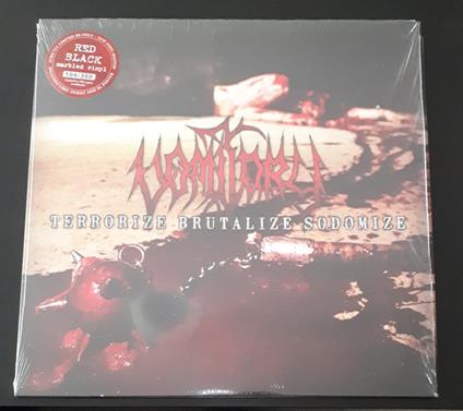 Terrorize Brutalize Sodomize (Red Black Vinyl) - Vinile LP di Vomitory