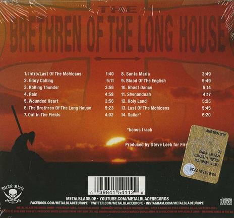 The Brethren of the Long House (Digipack) - CD Audio di Riot - 2