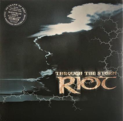 Through the Storm (Nightblue-Grey Vinyl) - Vinile LP di Riot