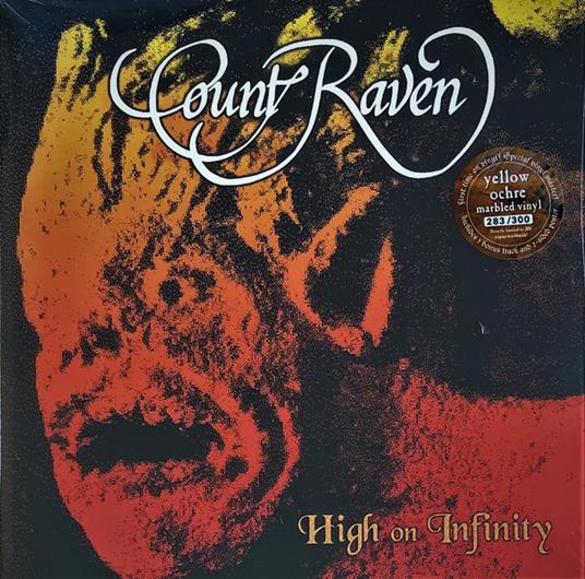 High on Infinity (Yellow Ochre Marbled Vinyl) - Vinile LP di Count Raven