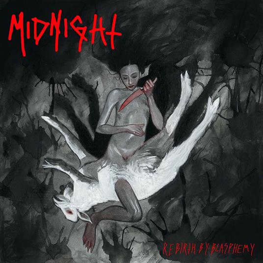 Rebirth by Blasphemy (Grey Marbled Coloured Vinyl) - Vinile LP di Midnight