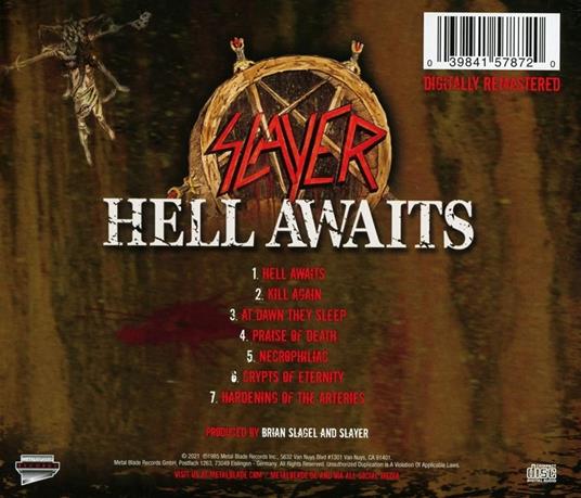 Hell Awaits - CD Audio di Slayer - 2