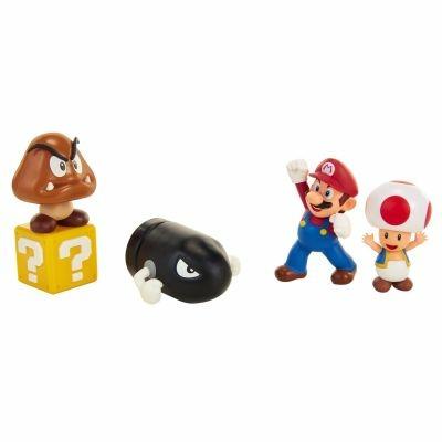 Nintendo. Mario Acorn Plains Diorama Set 5 Figure 6 Cm. Jakks (64510-11L) - 2