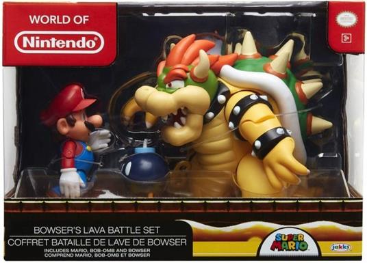 Nintendo Action Figures Assortment Mario Vs. Bowser X1 10Cm